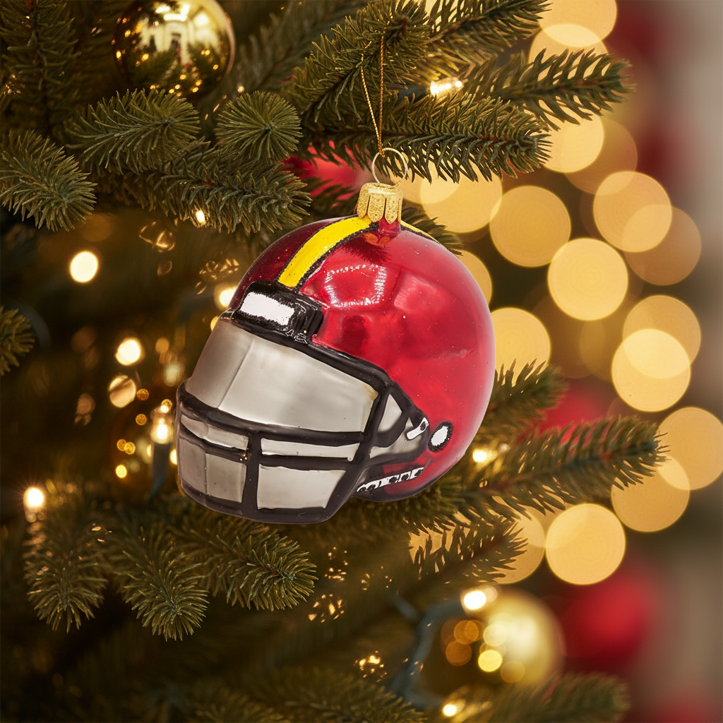 Boule de Noël Casque de Football Américain