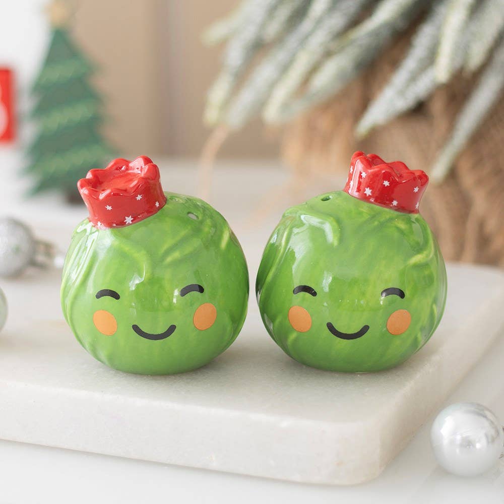 Sel et poivre Choux de Bruxelles de Noël