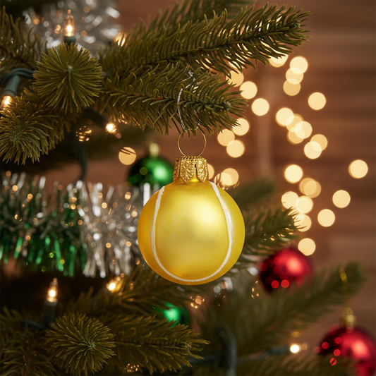 Weihnachtskugel Tennisball XS