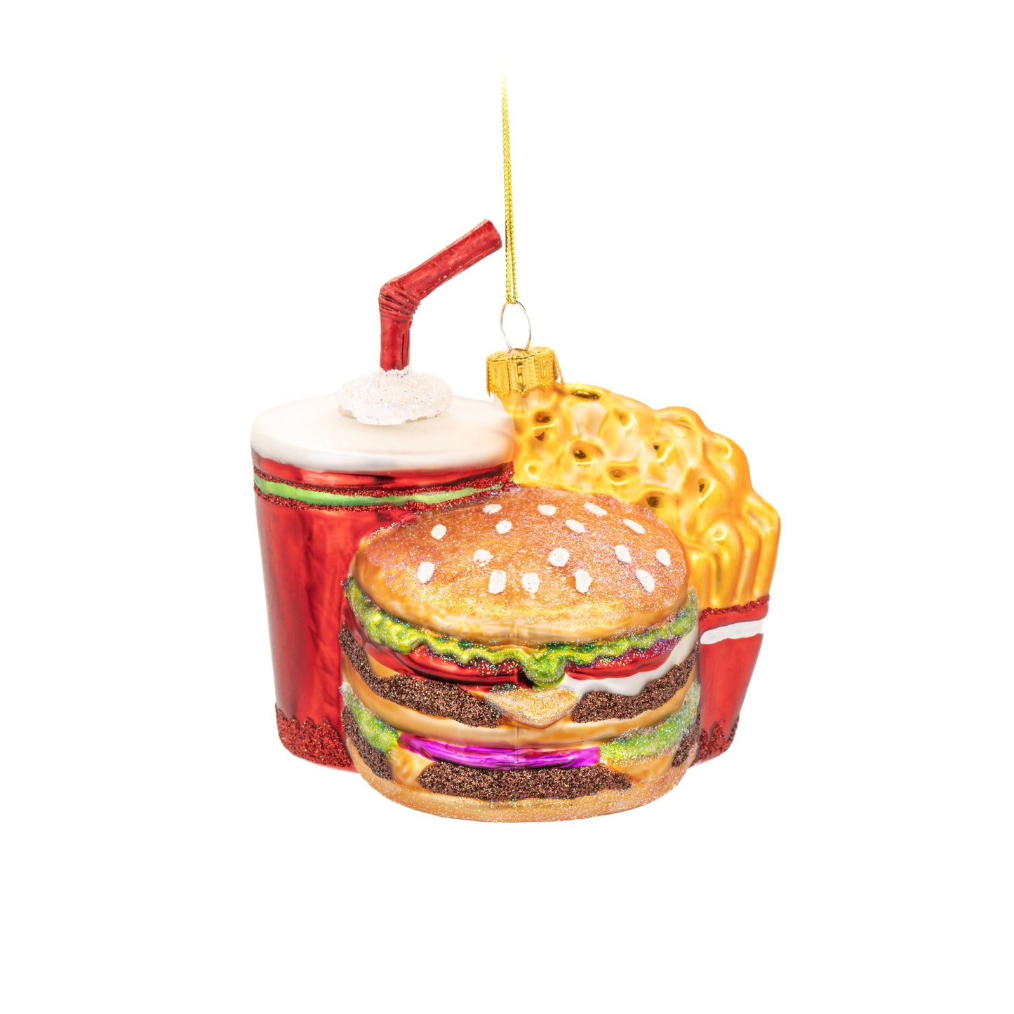 Fast-Food-Weihnachtskugel