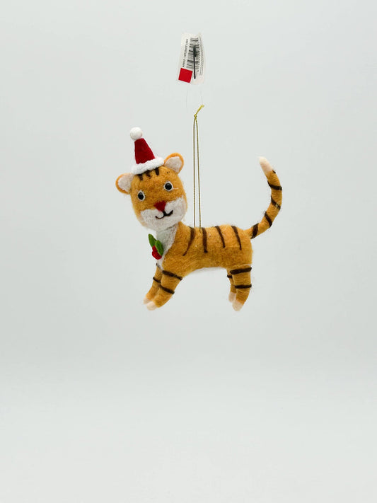 Décoration à suspendre Chat en feutre