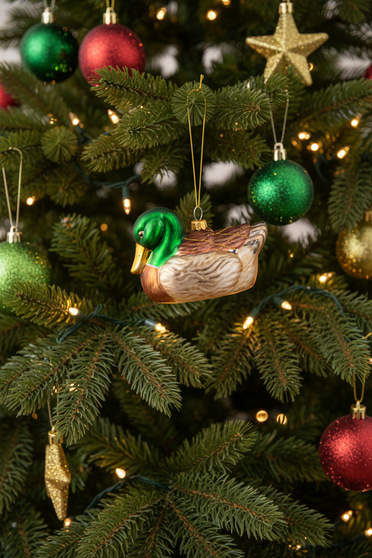 Weihnachtskugel Stockente