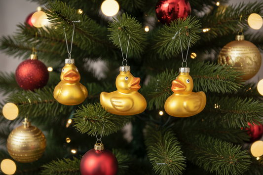 Boule de Noël Canard Jaune – visuel produit