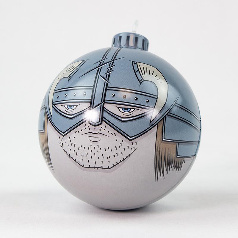 Boule de Noël Dovahkiin par Bauble Heads