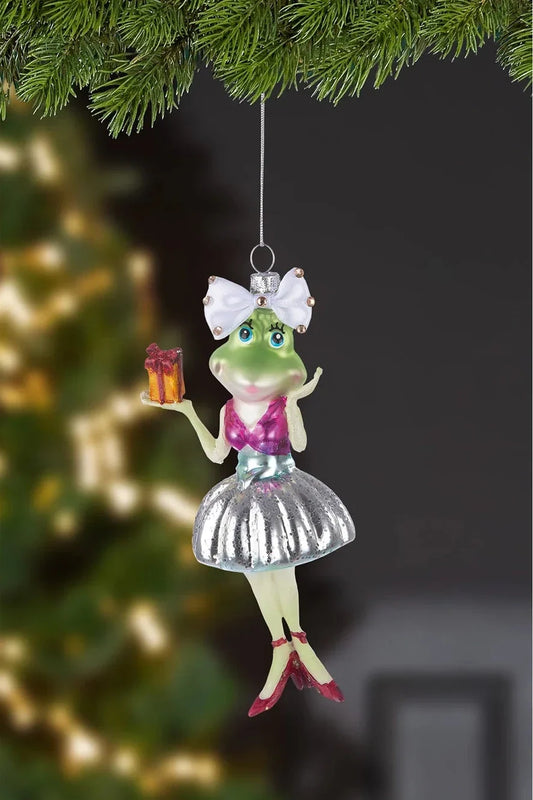 Boule de Noël Mlle Grenouille – vue produit 2