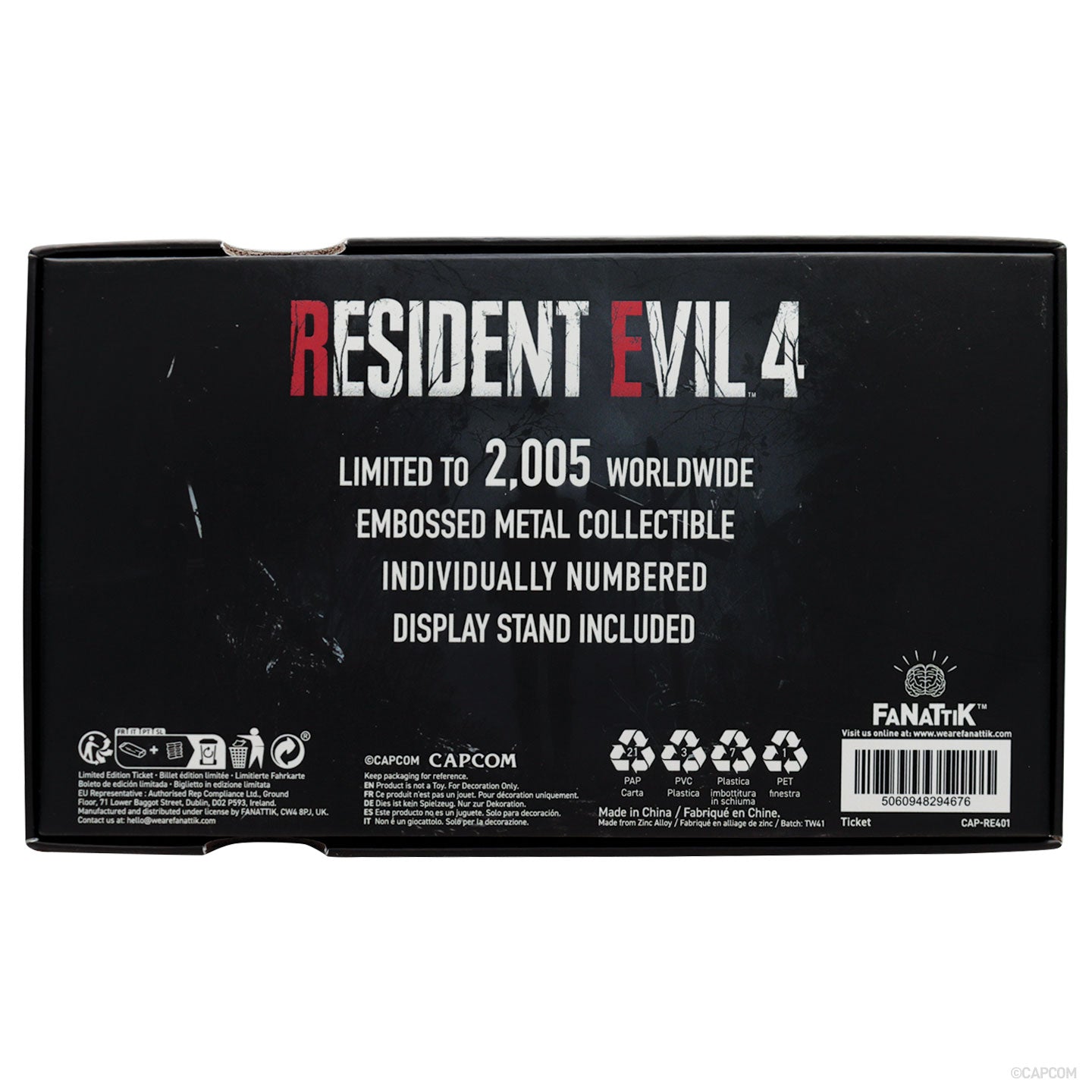 Resident Evil 4 - Metal Exclusive Upgrade Ticket