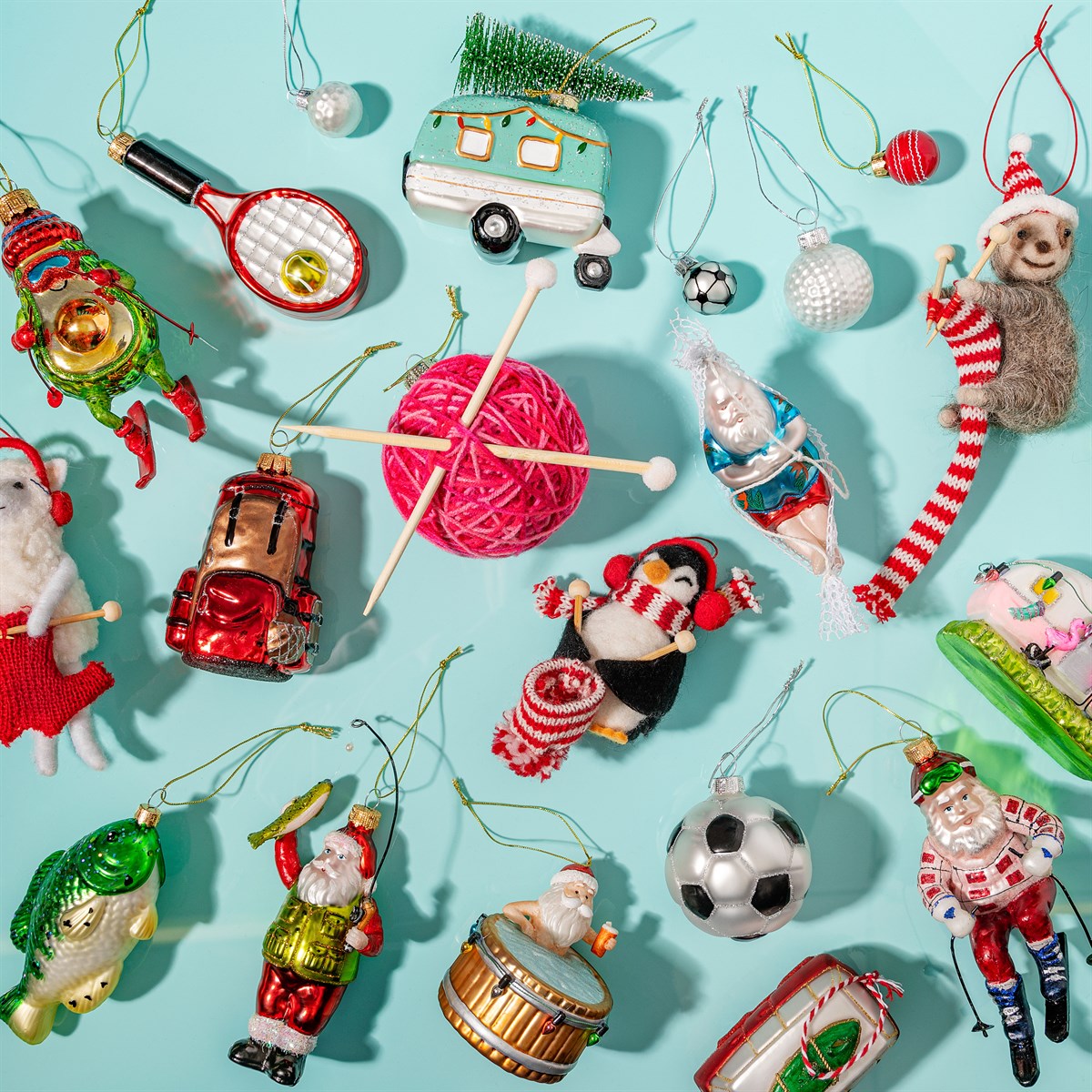 Boule de Noël Pelote de laine