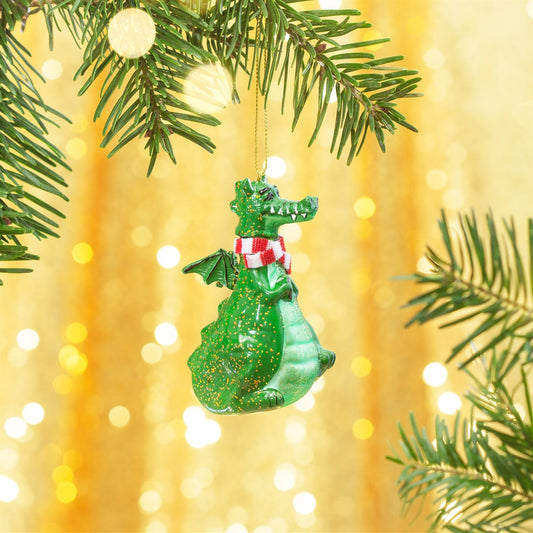 Weihnachtskugel Drache