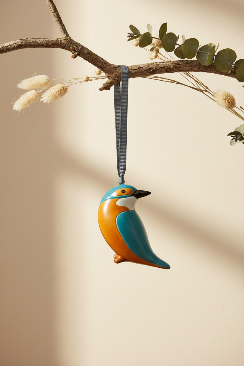 Décoration à suspendre RSPB - Martin-pêcheur