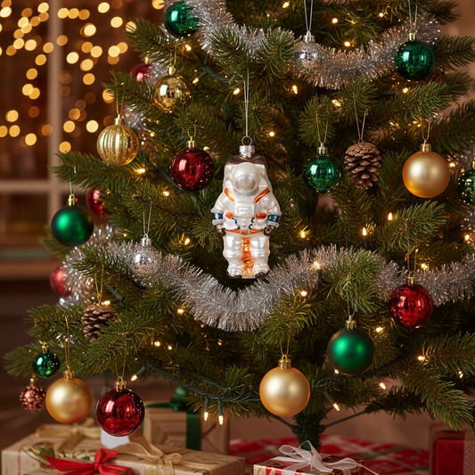 Weihnachtskugel Astronaut