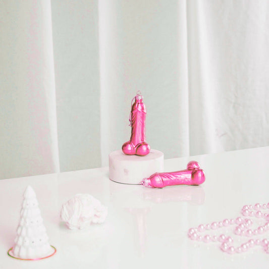 Boule de Noël Zizi Rose par Housevitamin bv