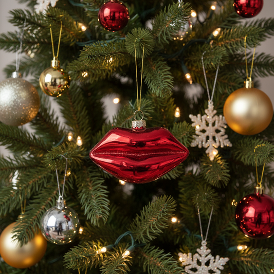 Boule de Noël Lèvres Rouges – vue produit 2