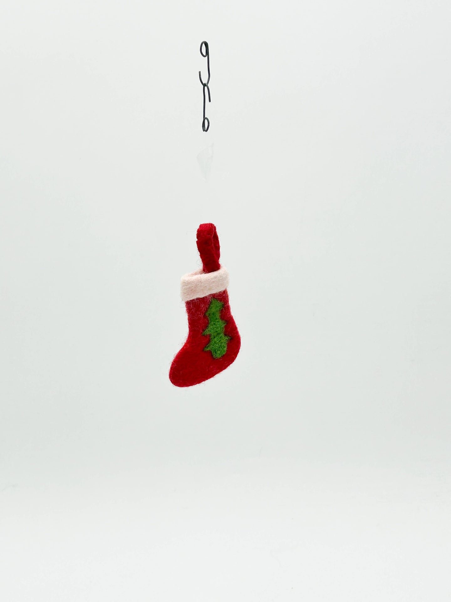 Hängedekoration Weihnachtsstrumpf Rot