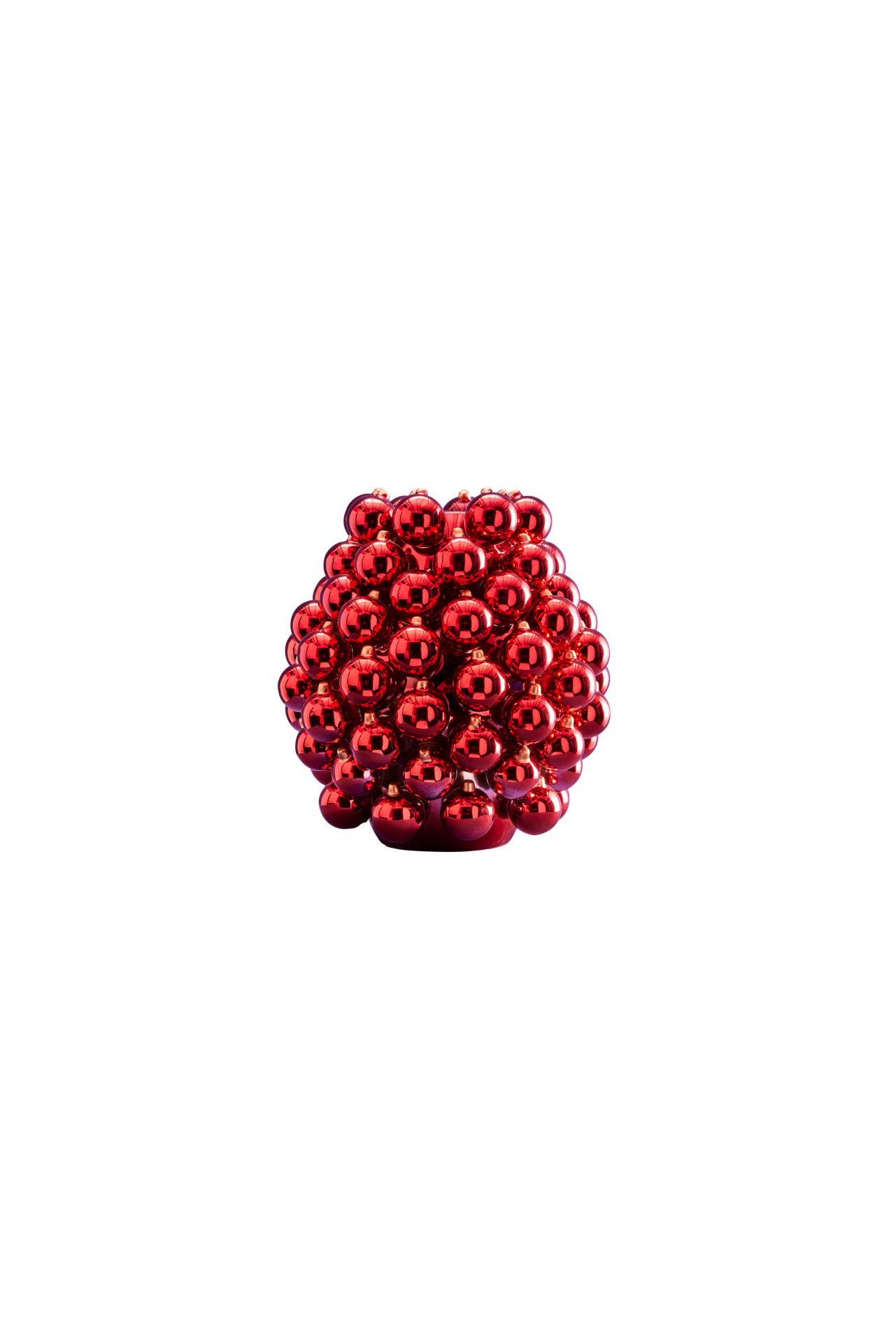 Vase Boule de Noël, Rouge