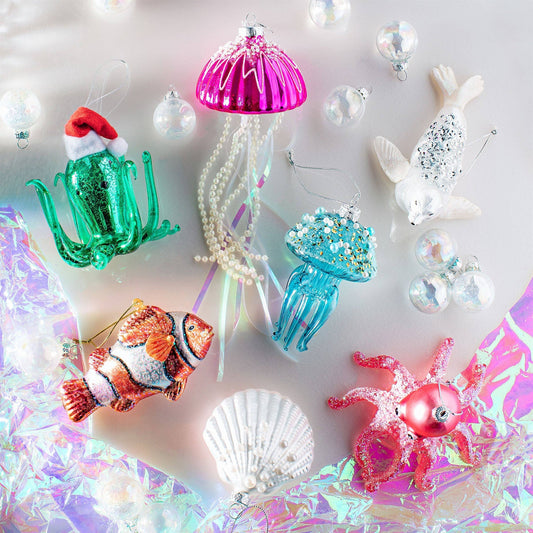 Weihnachtskugel Qualle