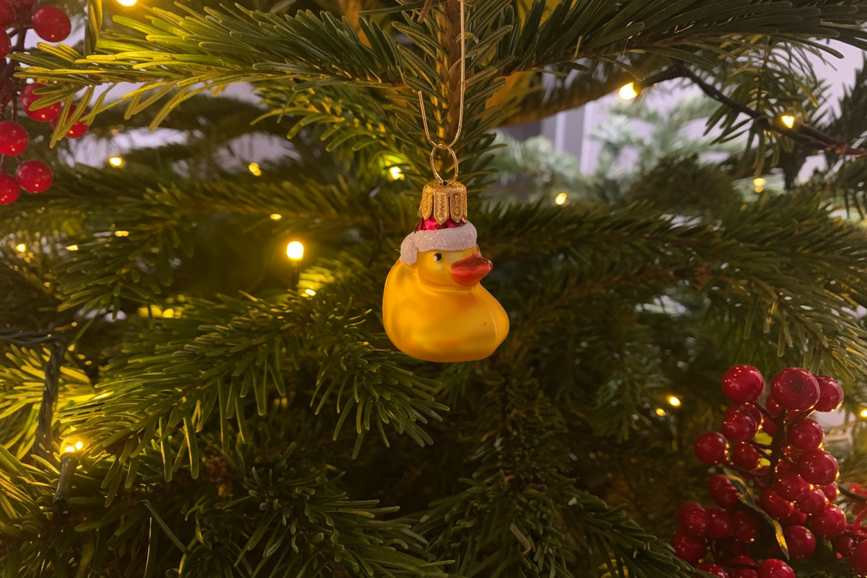 Boule de Noël Canard de Bain