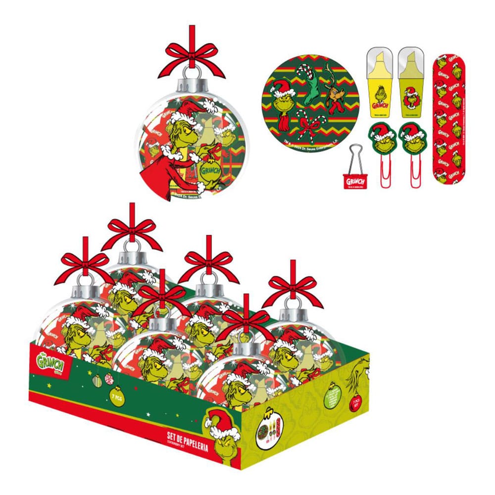 Tannenbaumschmuck mit Schreibset Der Grinch