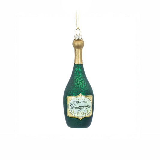 Weihnachtskugel Champagnerflasche