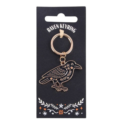 Porte-clés corbeau folklorique