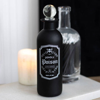 Bouteille de potion en verre décorative
