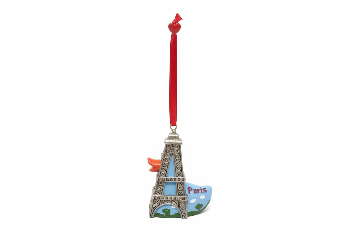 Décoration à suspendre Canard Tour Eiffel