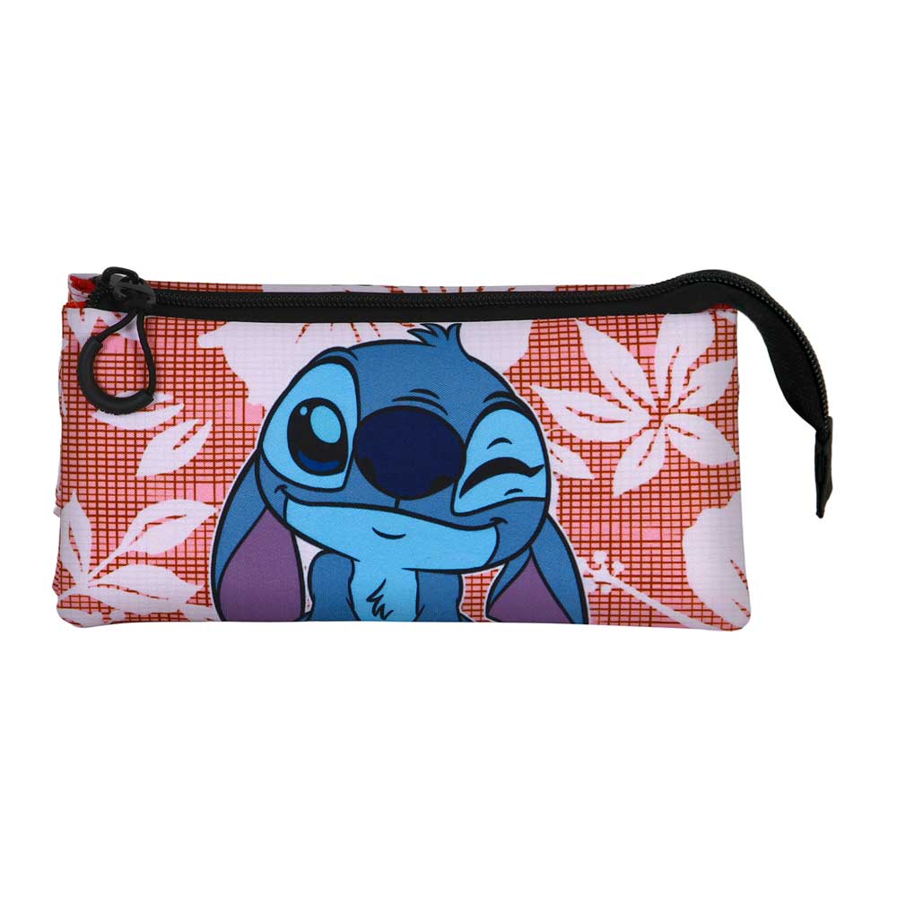 Trousse triple Lilo and Stitch Maui-FAN 2.0, rose