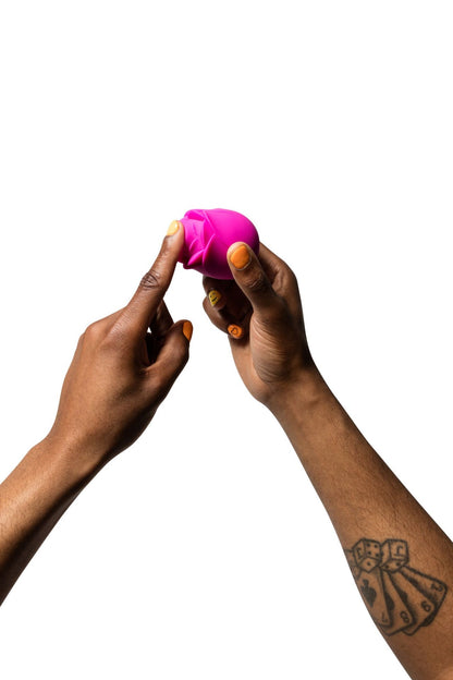 ROMP by Womanizer - Rose Air Pressure Vibrator - Pink