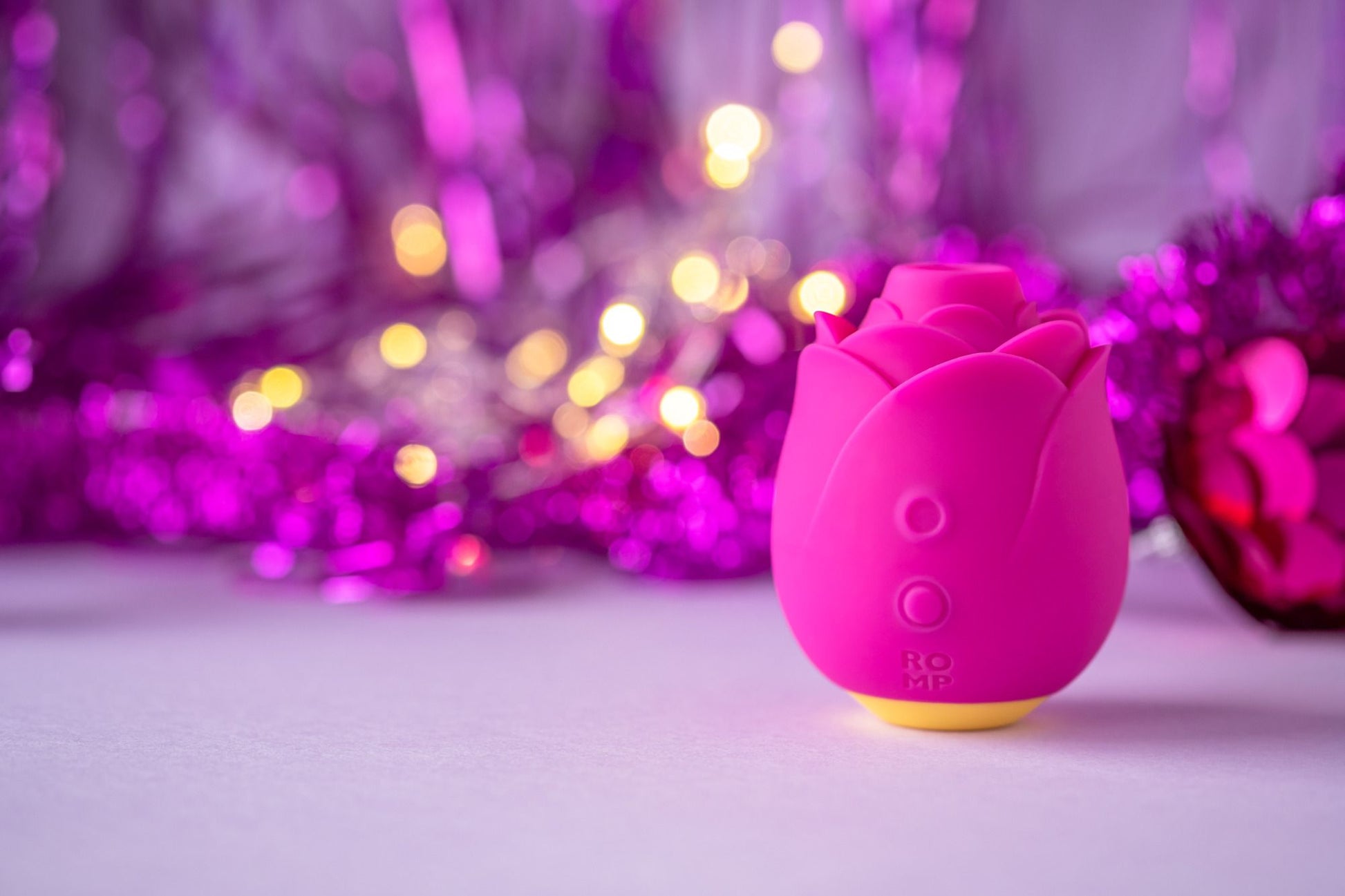ROMP by Womanizer - Rose Air Pressure Vibrator - Pink