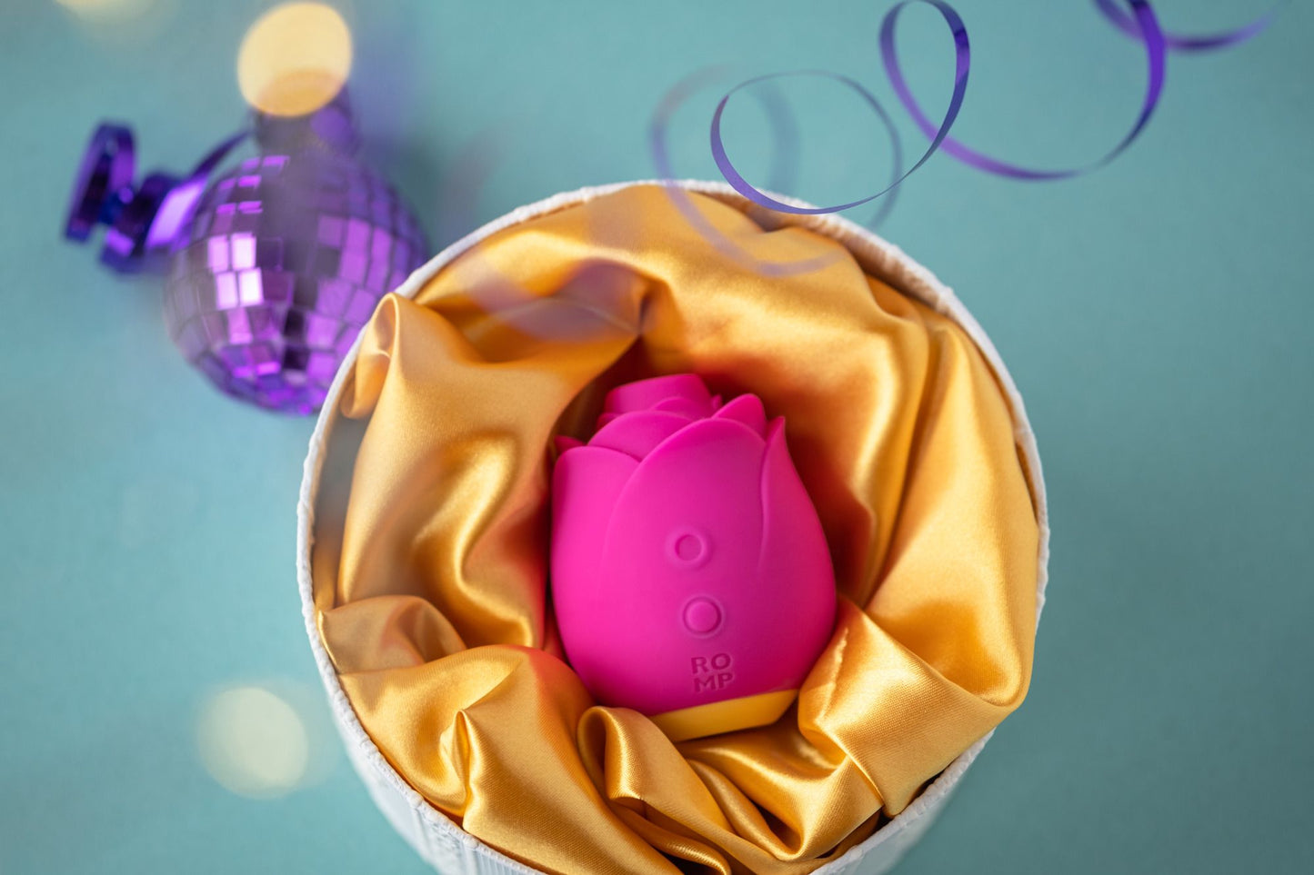 ROMP by Womanizer - Rose Air Pressure Vibrator - Pink