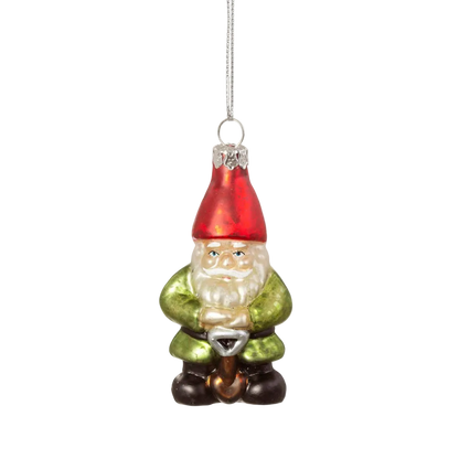 Weihnachtskugel Gartenzwerg
