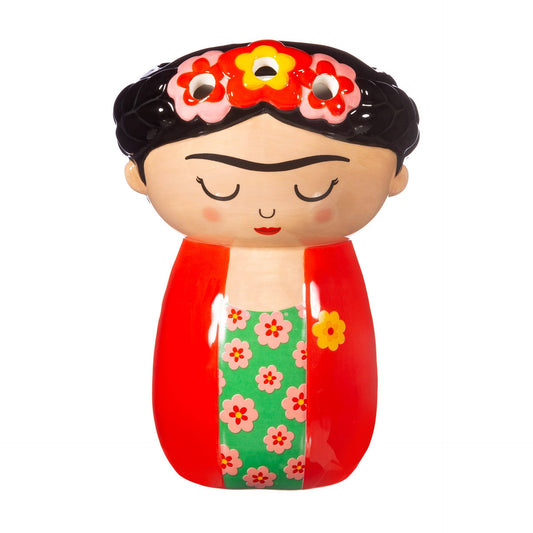 Roter Frida Kahlo Wandpflanzkübel
