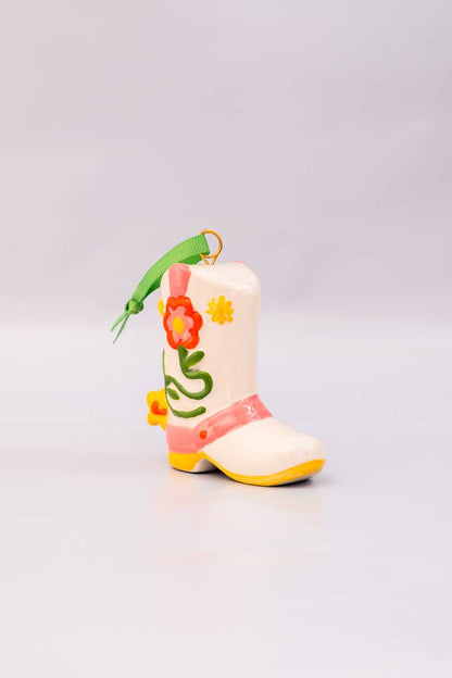 Décoration à suspendre Botte Cowgirl