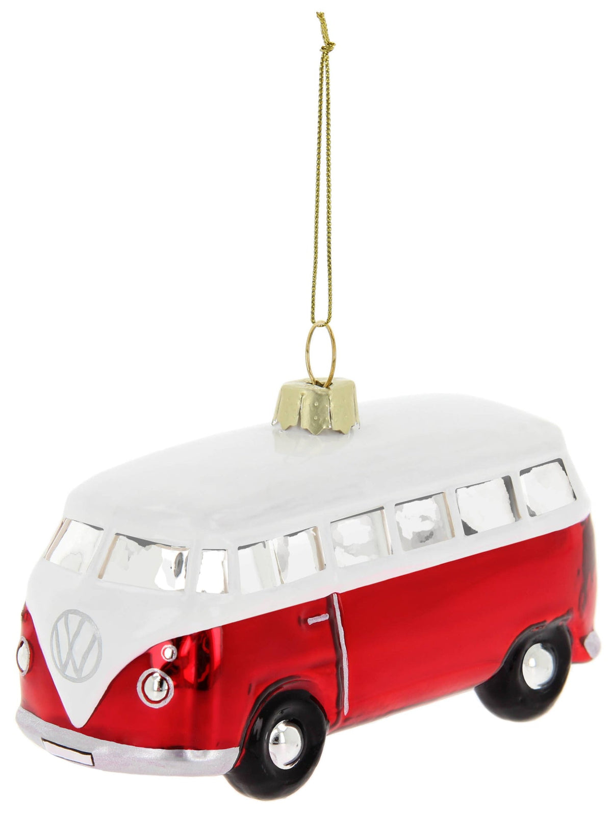 Weihnachtsdeko VW T1 Bus Rot & Weiß