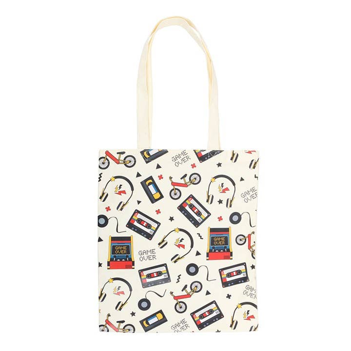 Tote bag imprimé rétro des années 80