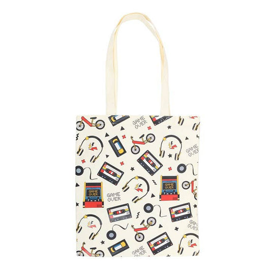 Tote bag imprimé rétro des années 80