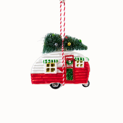 Décoration à suspendre Caravane de Noël