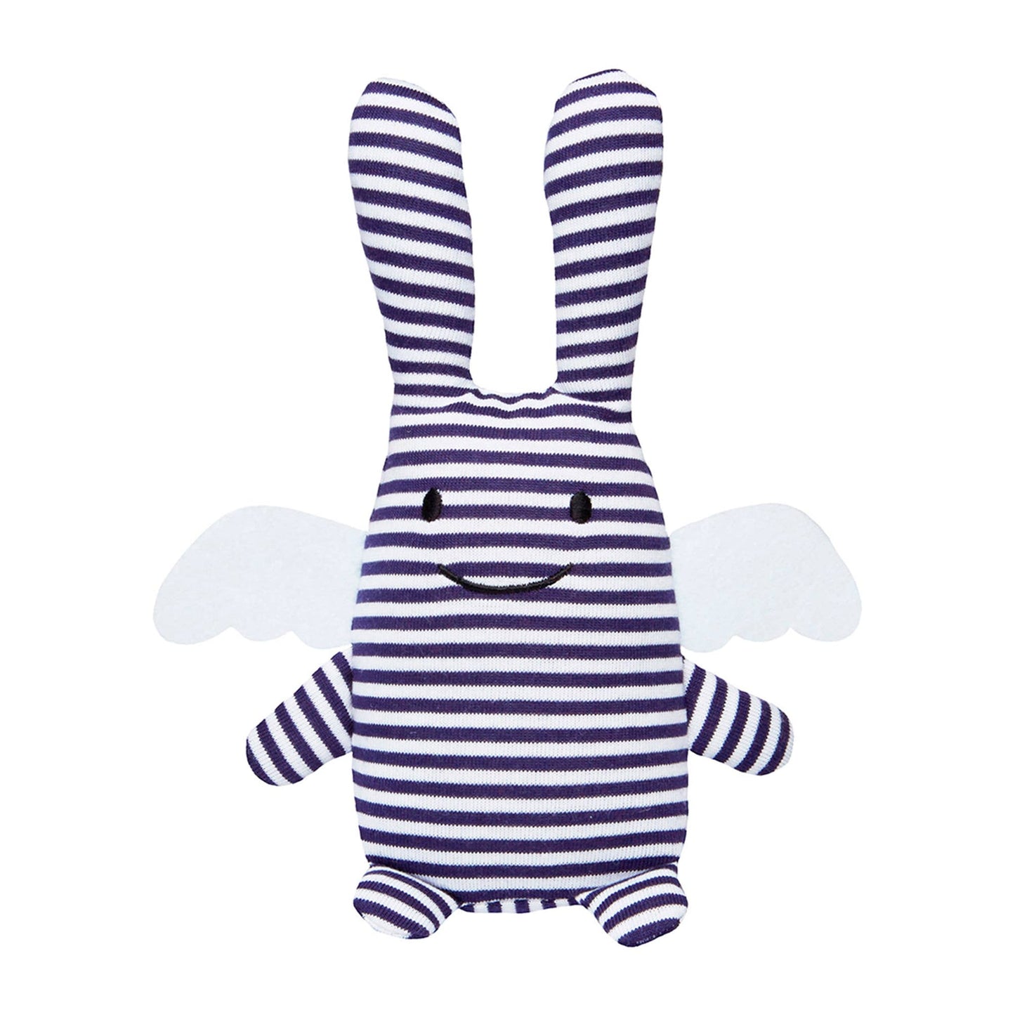 Ange Lapin Doudou avec Hochet - Marinière