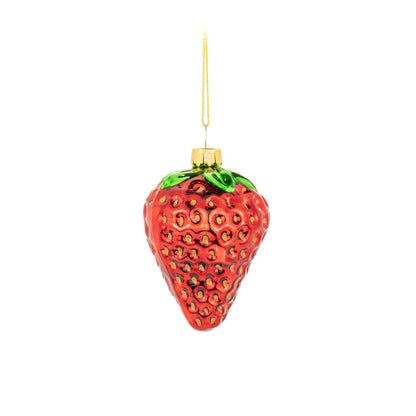 Boule de Noël Fraise