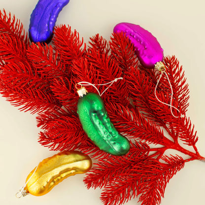 Boule de Noël Cornichon – vue produit 6