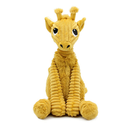 LES PTIPOTOS - GIRAFE MAMAN & BÉBÉ 30CM MOUTARDE