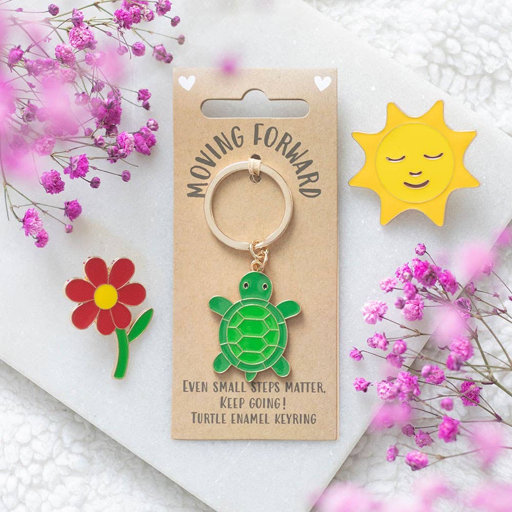 Porte-clés « Tortue en marche »