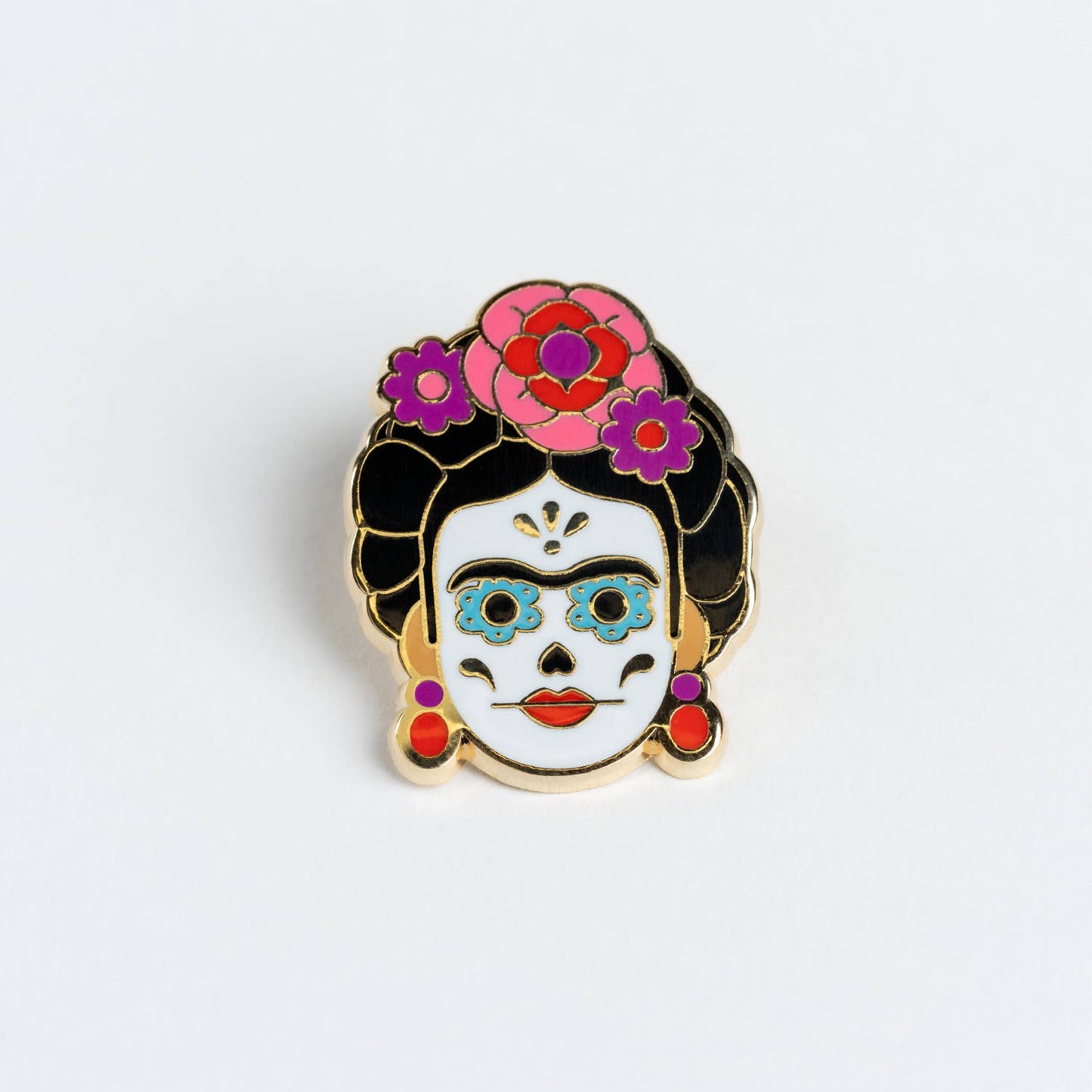 Anstecker Frida Día de Muertos