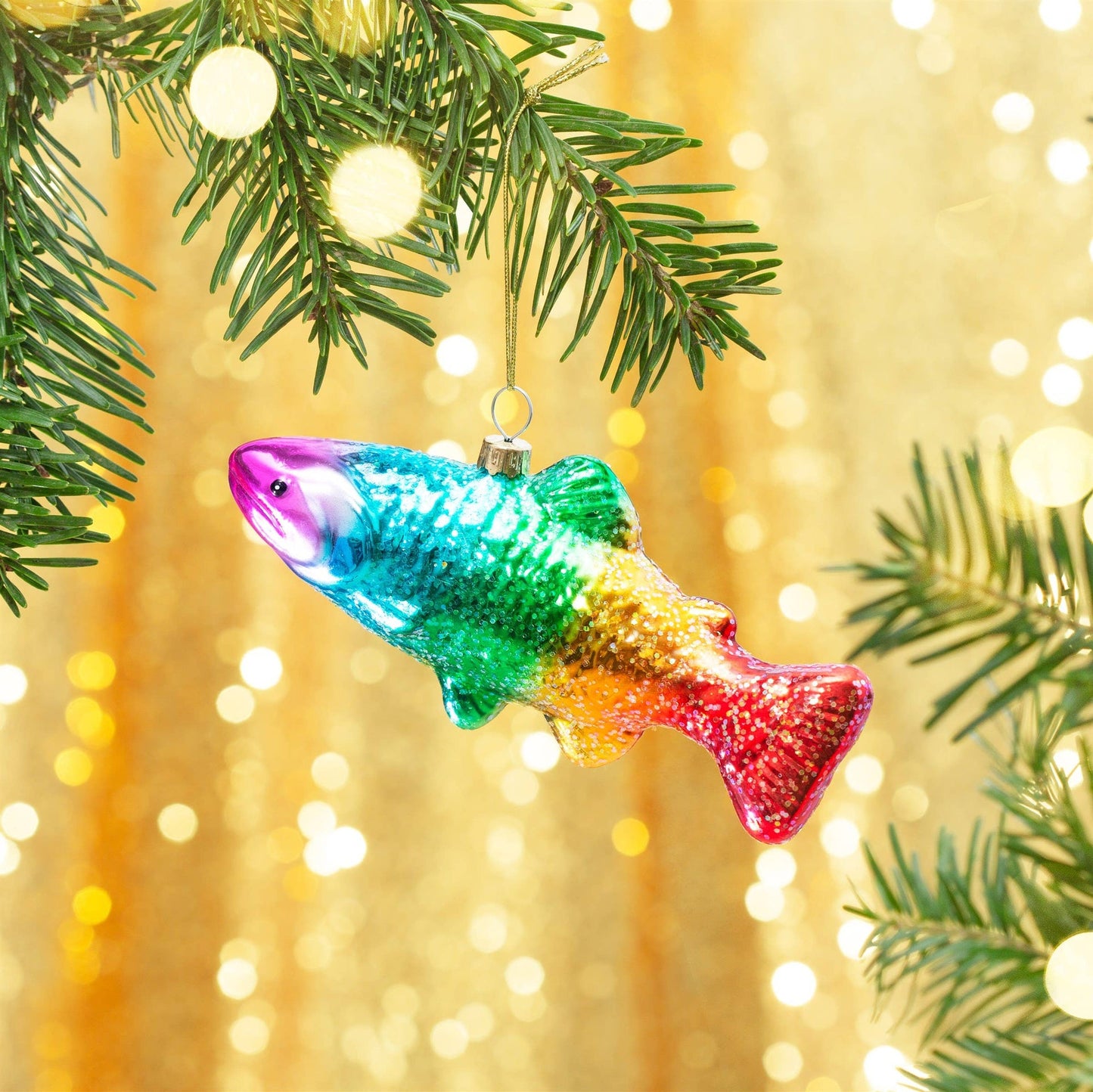 Rainbow Trout Christmas Bauble