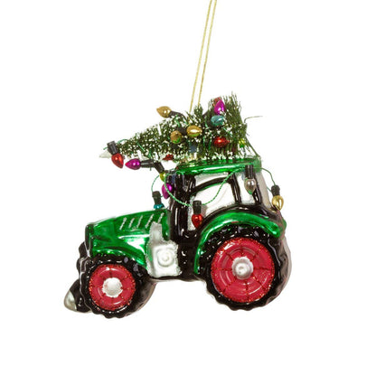 Weihnachtskugel Traktor Grün Weihnachten
