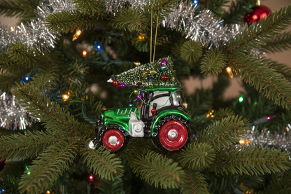 Weihnachtskugel Traktor Grün Weihnachten