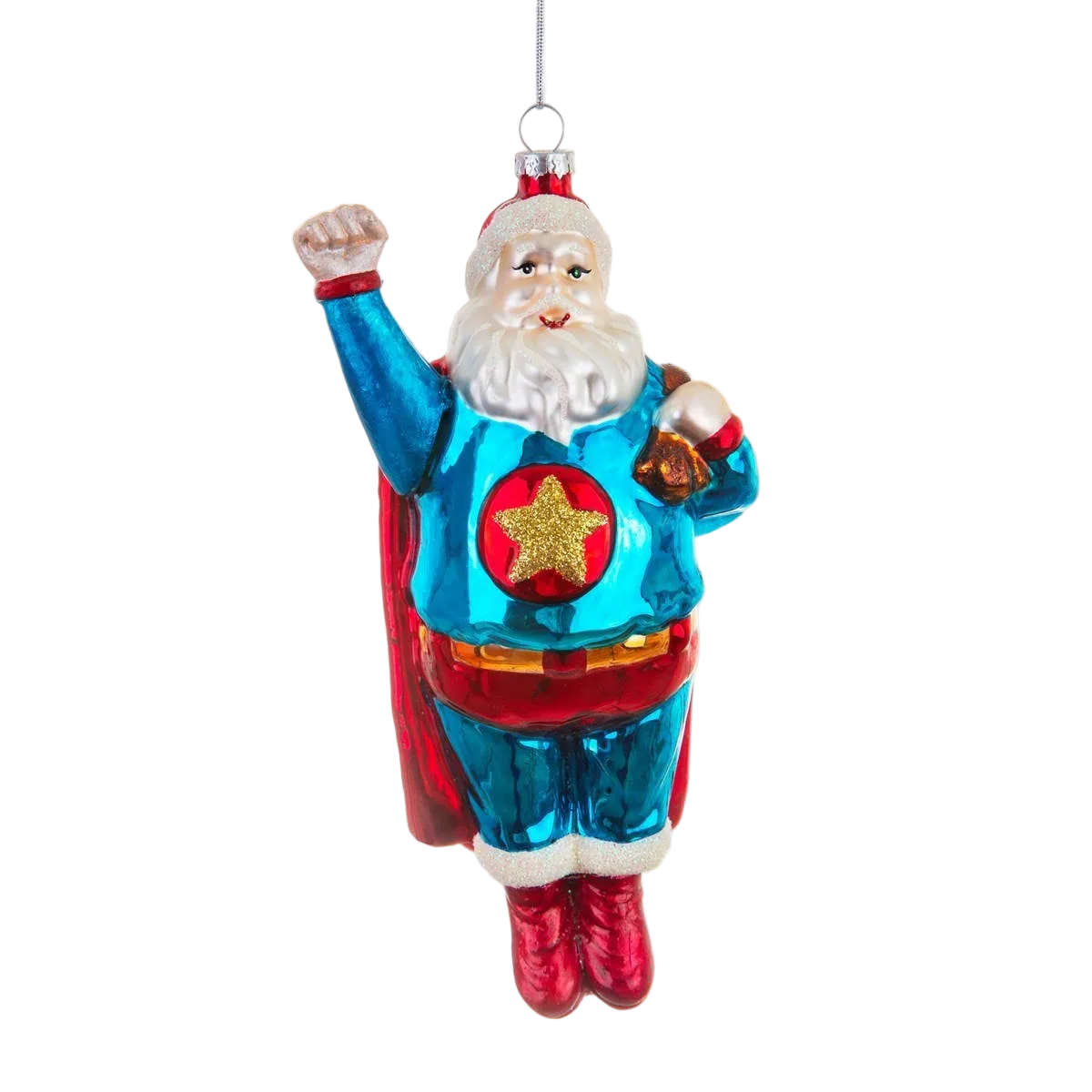 Christbaumkugel Super Weihnachtsmann