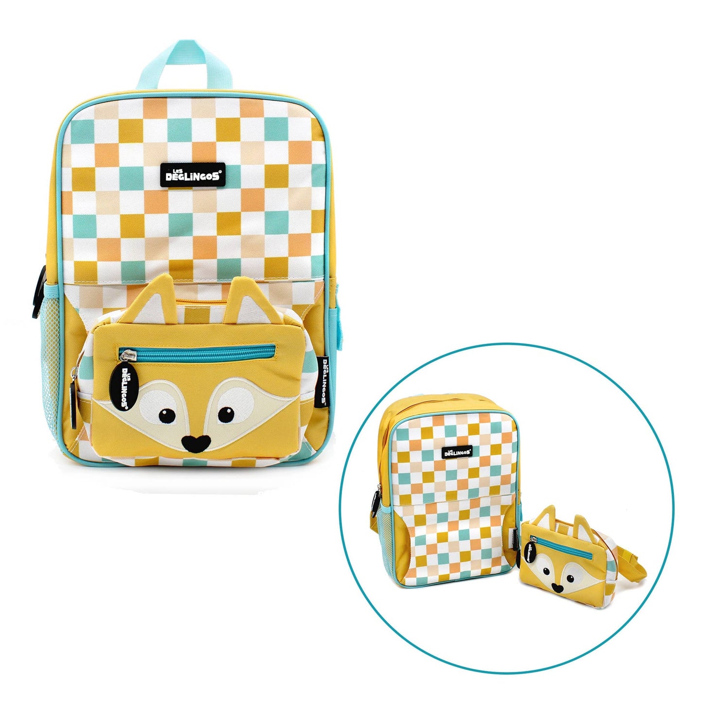 LES DEGLINGOS 2 EN 1 SAC À DOS / BANANE CYRANOS LE RENARD