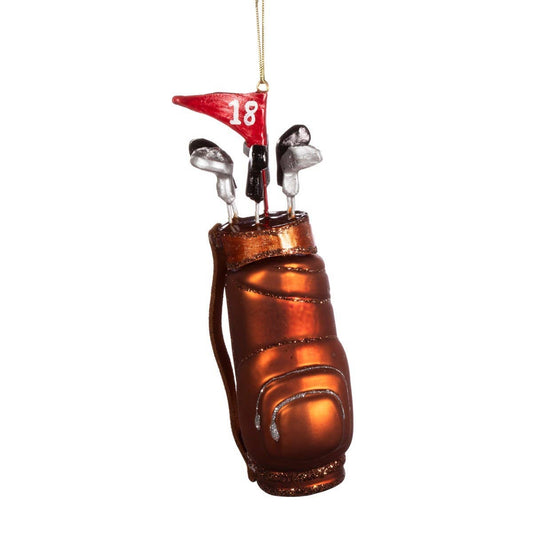 Golfball-Weihnachtskugel