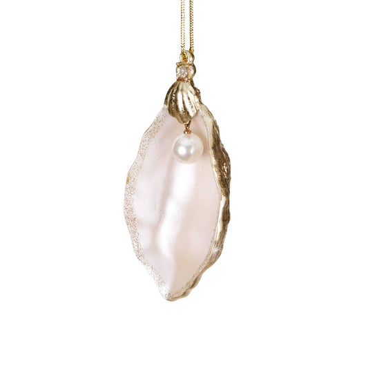 Boule de Noël Huître avec Perle