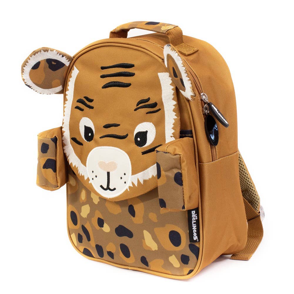 Les Déglingos Sac à Dos Enfant Petit Spéculos le Tigre - 32 cm